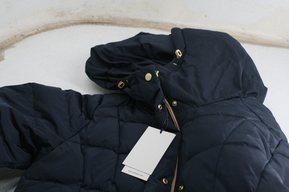 Cole Haan 356SD700 Women's Signature 40 Inch Down Coat Navy Quilted Size XLarge eBay