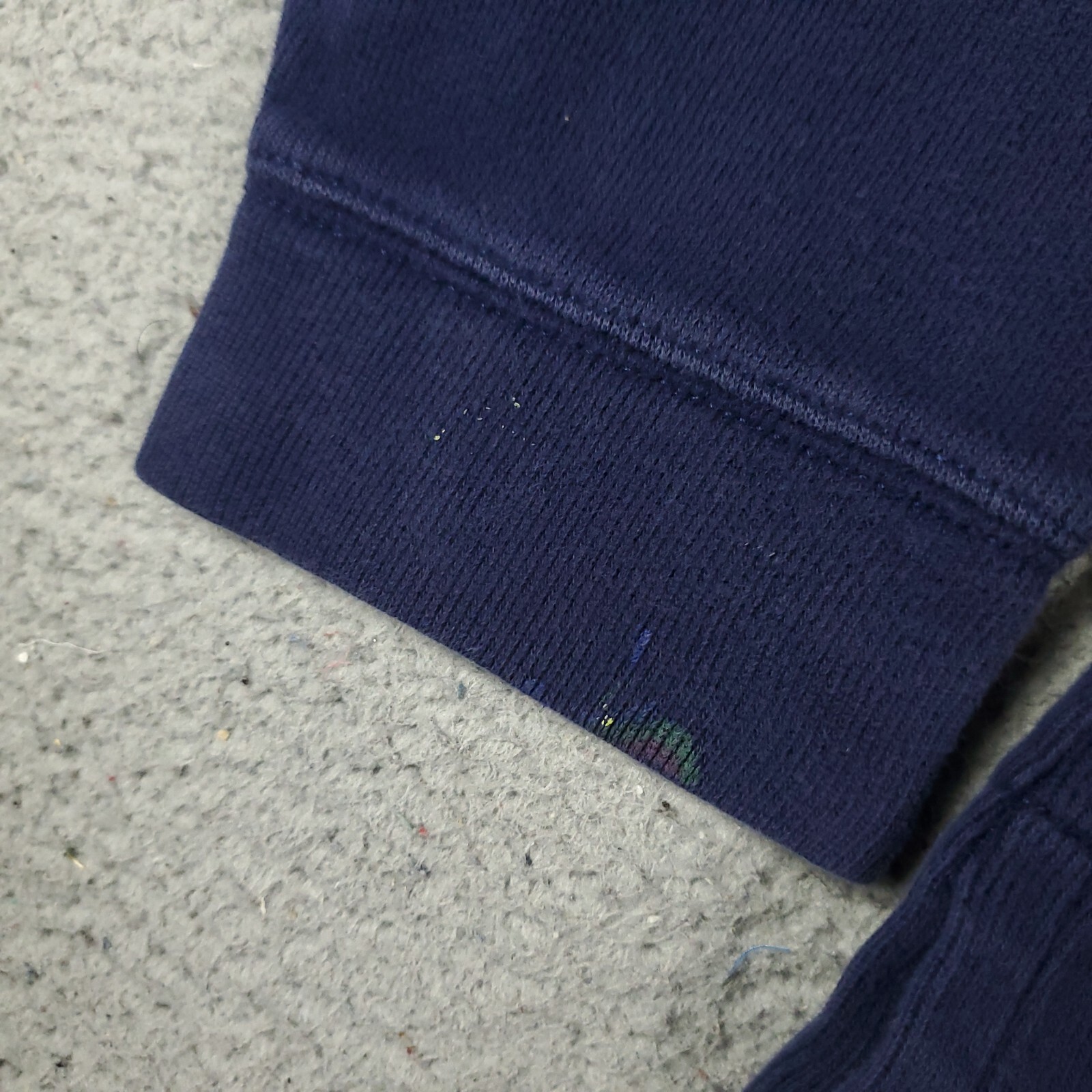 Maglione Ralph Lauren uomo taglia XL blu pony 1 4 zip pullover felpa *MACCHIATO