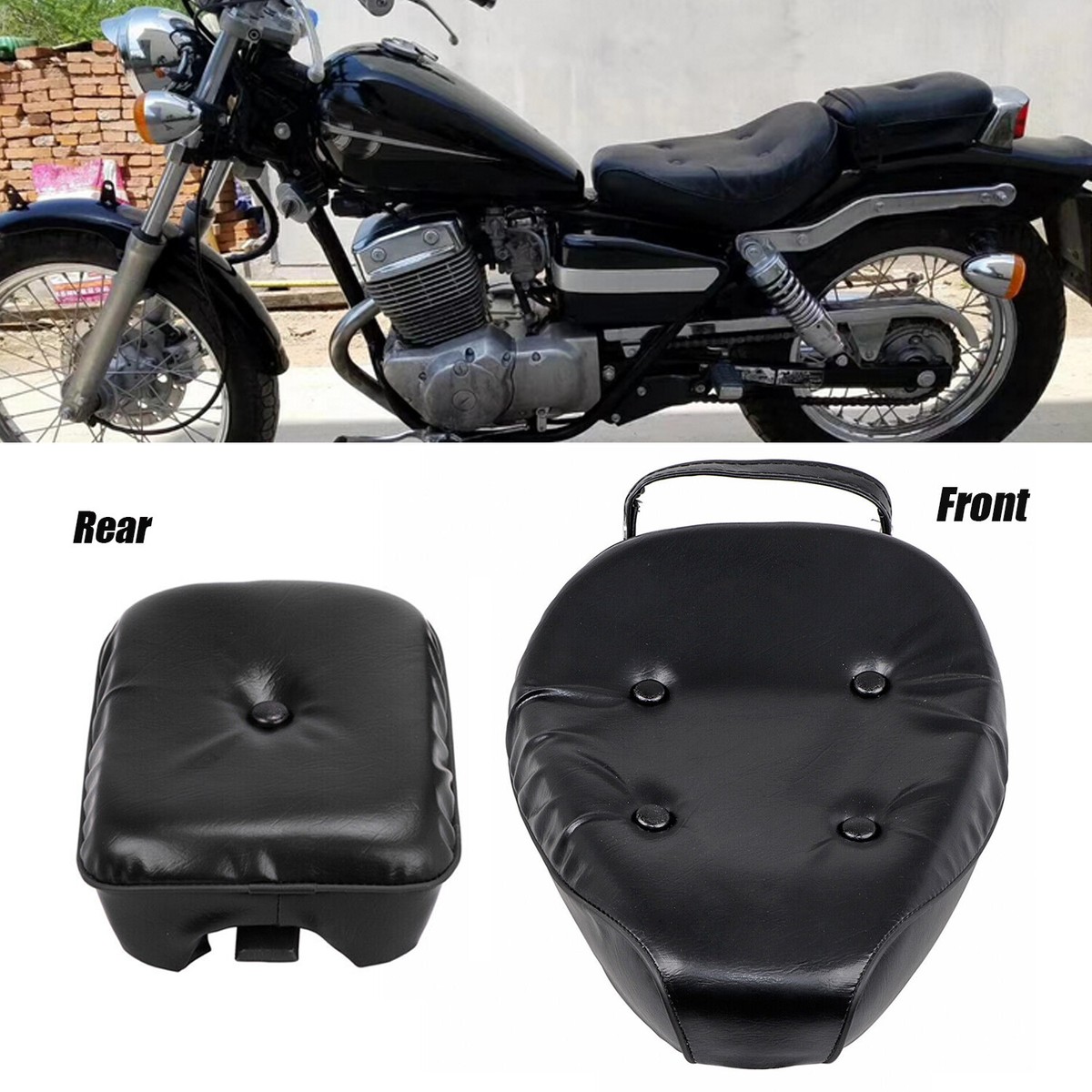 Seat Set Front & Rear for Honda Rebel 250 CMX250 Complete