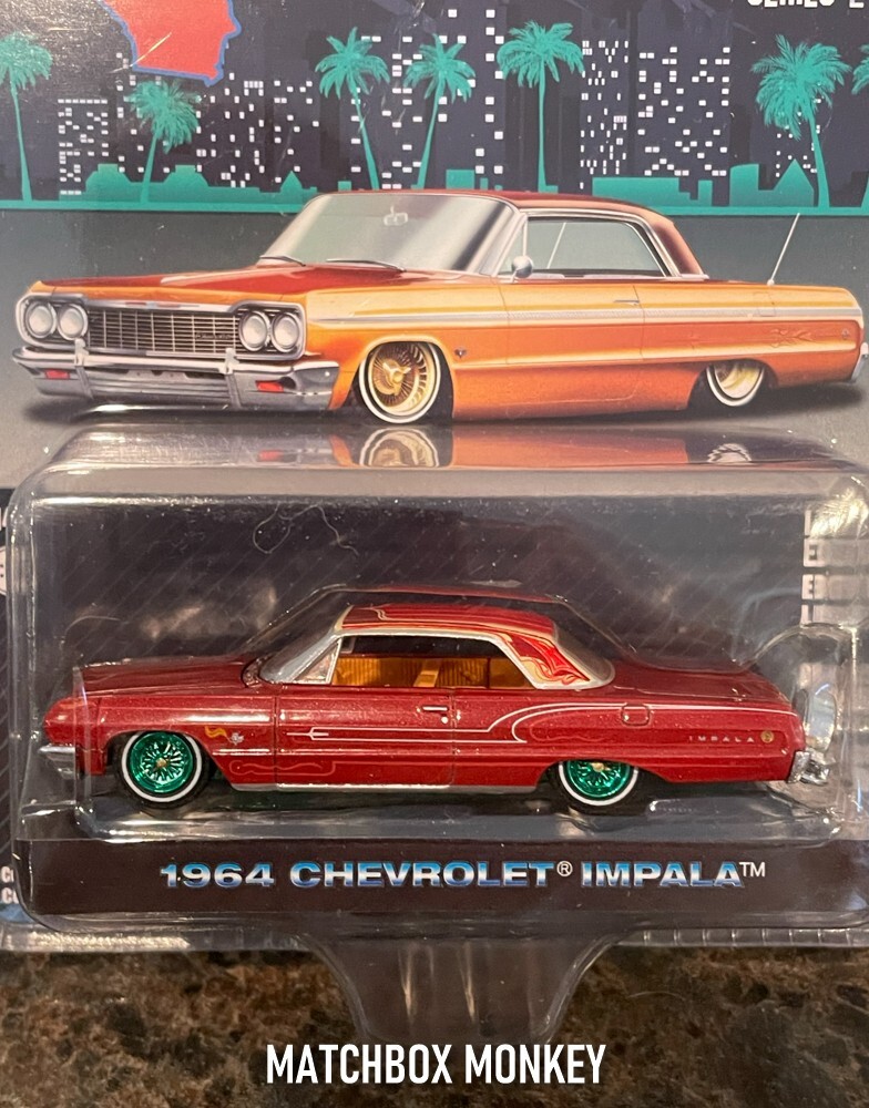 グリーンライト 1964 Chevrolet Impalaチェイス 1964 Chevrolet Impala Greenlight Green Machine CHASE 2022