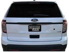 Rear Chrome Trim Blackout Precut Vinyl Decal Overlay for 2011-2015 Ford Explorer