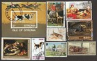 English Foxhound * Int'l Dog Postage Stamp Art Collection *Unique Gift Idea*