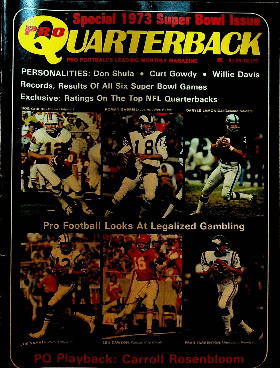 Pro Quarterback Magazine January 1973 Joe Namath Joey Heatherton