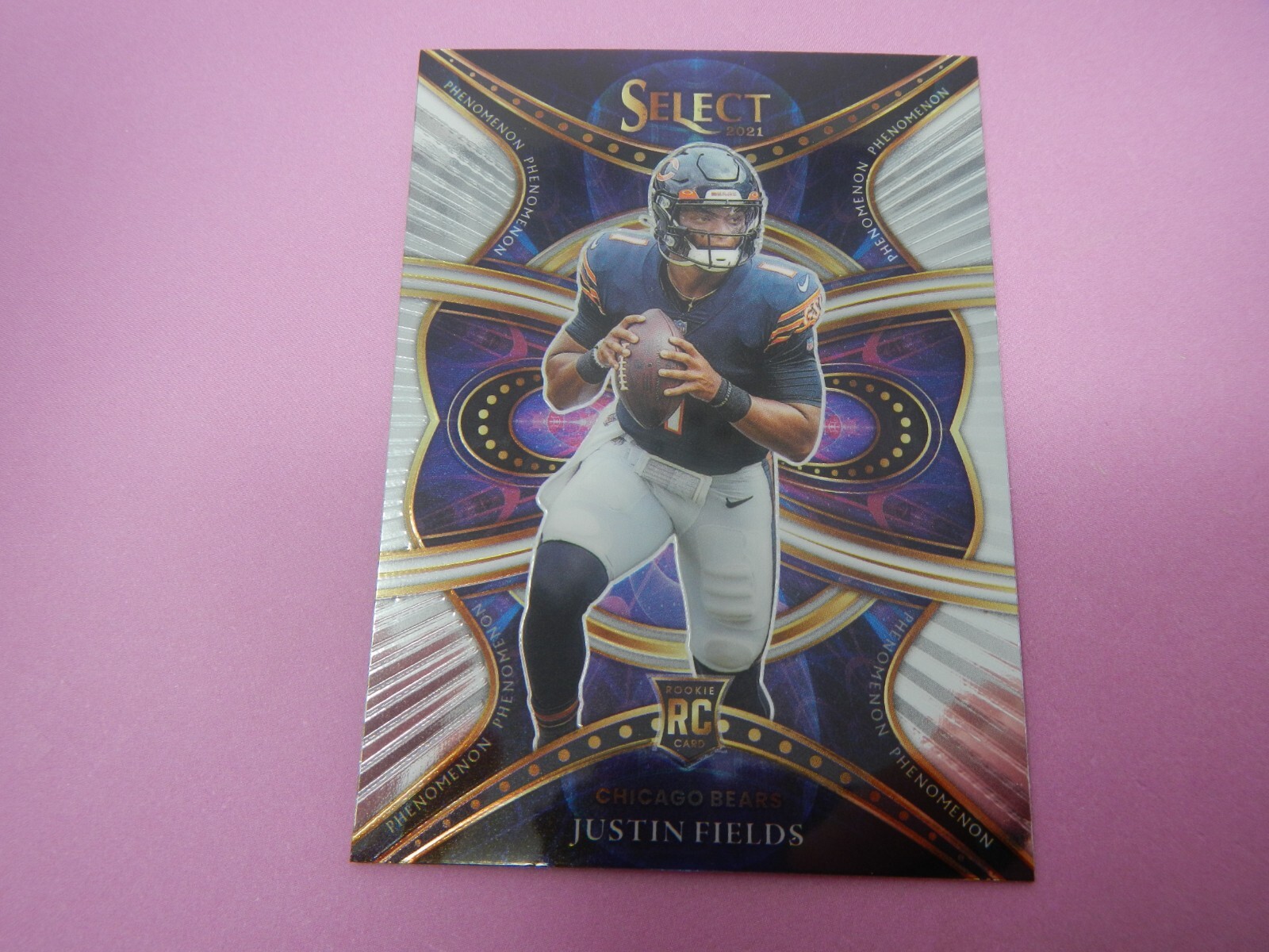 2021 Panini Select Phenomenon Justin Fields RC #PHE-9