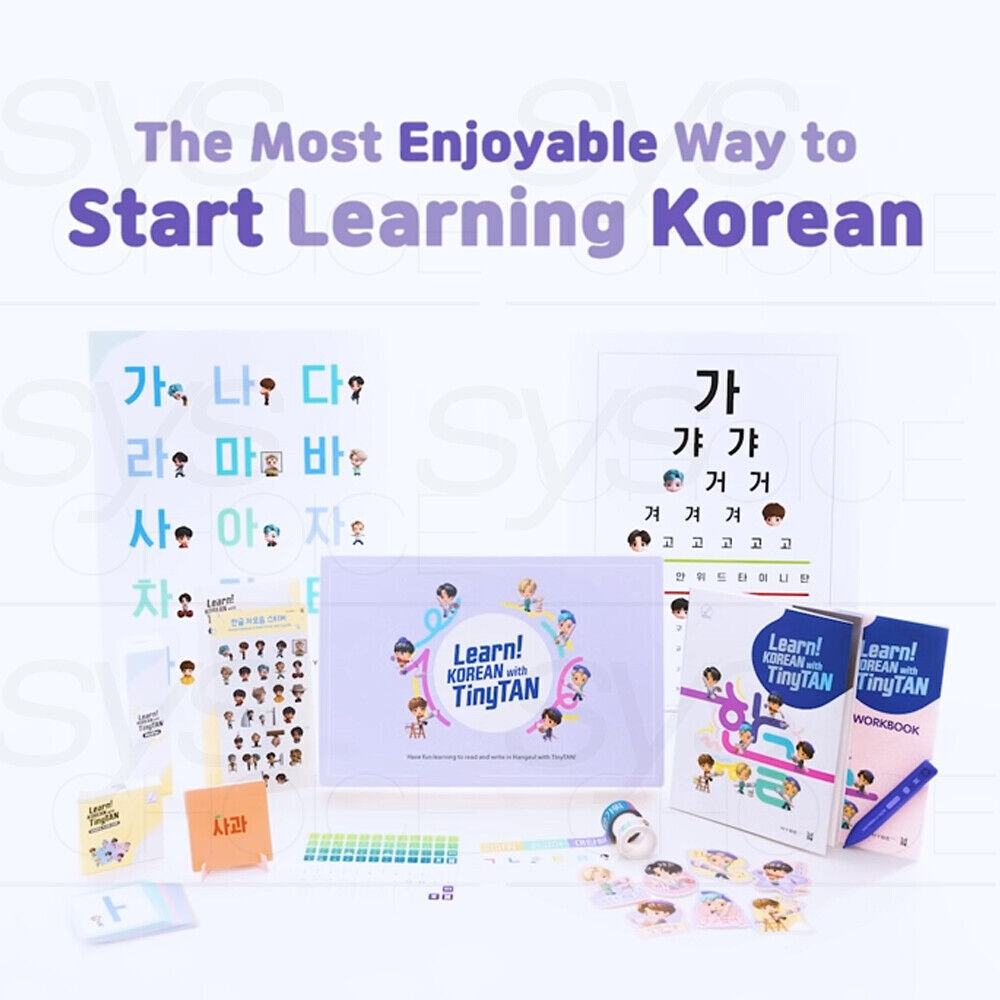 Learn! KOREAN with TinyTAN BOOK Package + Express Shipping | eBay