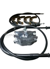 ROVER 75 2 REAR HANDBRAKE CABLES REAR HAND BRAKE SHOES & SET OF REAR BRAKE PADS 