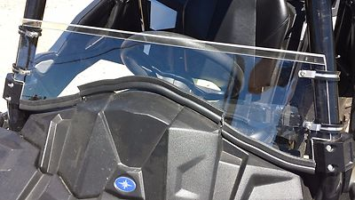 #ad Double Ott Polaris ACE with hard doors Half Windshield Clear $109.95