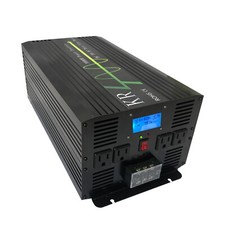 3000W Power Inverter 12V DC to 120V AC Pure Sine Wave Converter with LCD Display