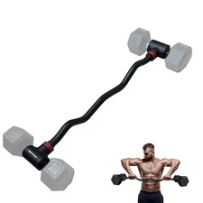 Curl Dumbbell Barbell Converter Bar Adjustable Weight Capacitry For Gym Strength