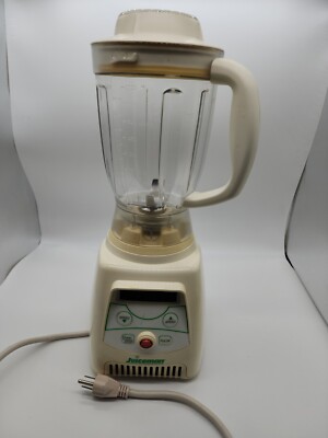 Vintage Juiceman Jms6  multi speed Blender white  tested and works  64oz