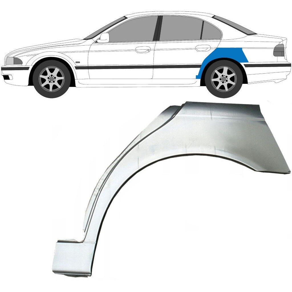 BMW 5 E39 1996-2004 SALOON ESTATE REAR WHEEL ARCH REPAIR PANEL WING / LEFT LH
