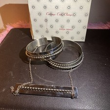 Vintage Baby Carriage Cover Clamps In Original Box Rhoda French. Style 213