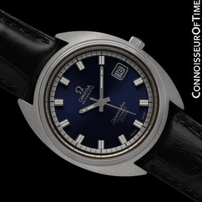 1972 OMEGA Seamaster Cosmic 2000 Vintage Hommes Ss Montre en Acier