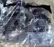 2 count VESCO VED-046 Gravity Feed Set ENFit Connector 1000ml Exp 2028