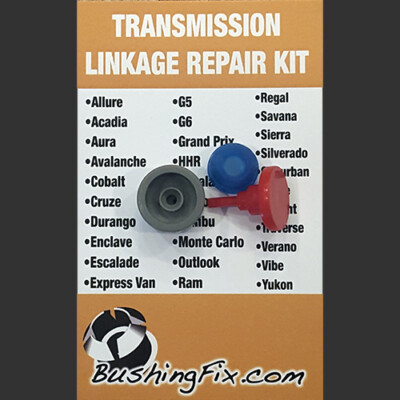 Saturn Aura Transmission Shift Cable Repair Kit w/ bushing Easy Install
