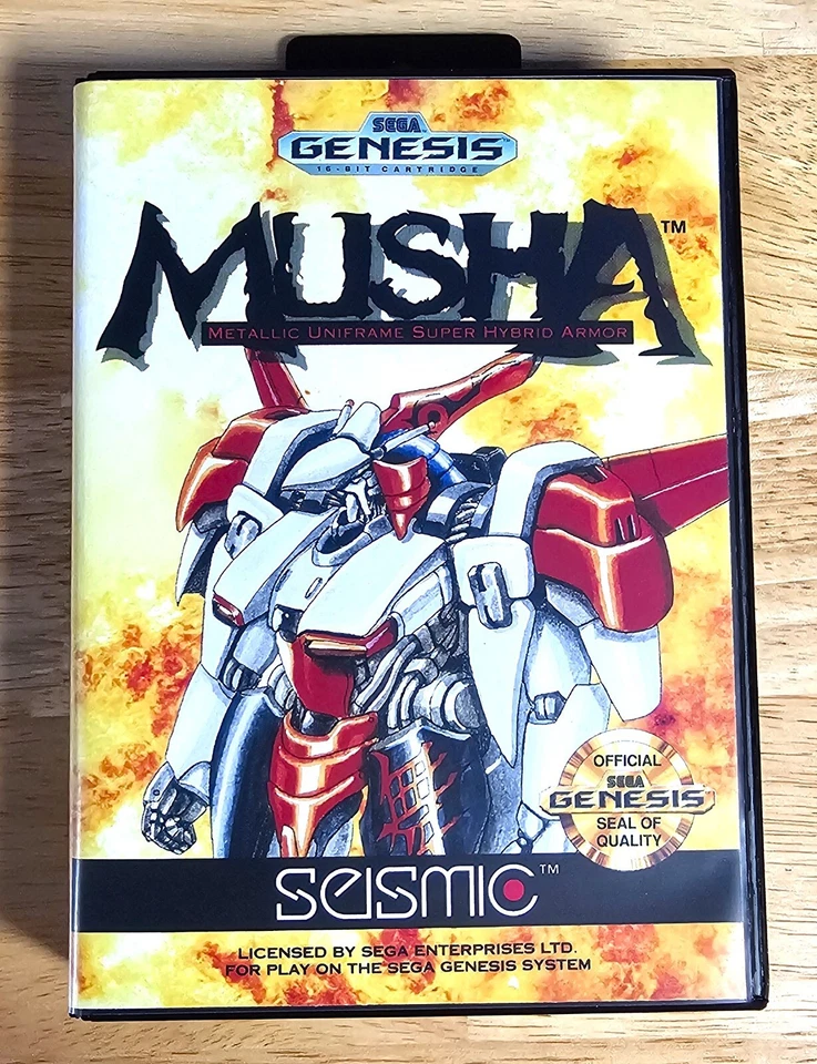 MUSHA w/Save Feature - Game, Manual, & Case For Sega Genesis Mega Drive - Image 2 of 4