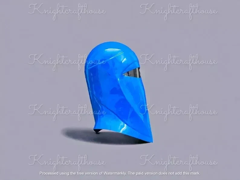 Capacete azul Guarda Imperial Guarda Imperial Guarda Palpatine Guarda LARP Cosplay - Imagem 4 de 4