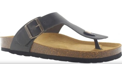Sandale Herren LUMBERJACK Modell FLINT Nubukleder Flip-Flops 002