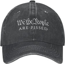We The People are Pissed Off Baseball Cap Dad Hat Trucker Hat Adjustable Unisex