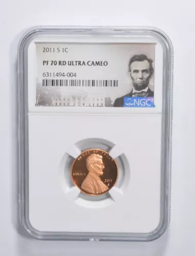2011-S Lincoln Shield Cent PF70 UCam NGC Graded Spl Lbl PR Proof