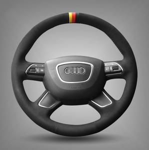 ALCANTARA Steering Wheel Cover for Audi A3 (8V) A4 (B8) A8 (D4) Q3 Q5