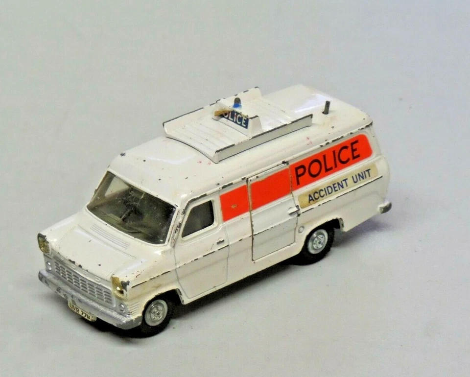 De colección Dinky Toys Ford Transit Van Unidad de Accidentes de Policía Diecast Hecho en Inglaterra Foto 2 de 4