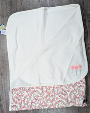 New Baby Vintage Gymboree Azalea Floral Blanket