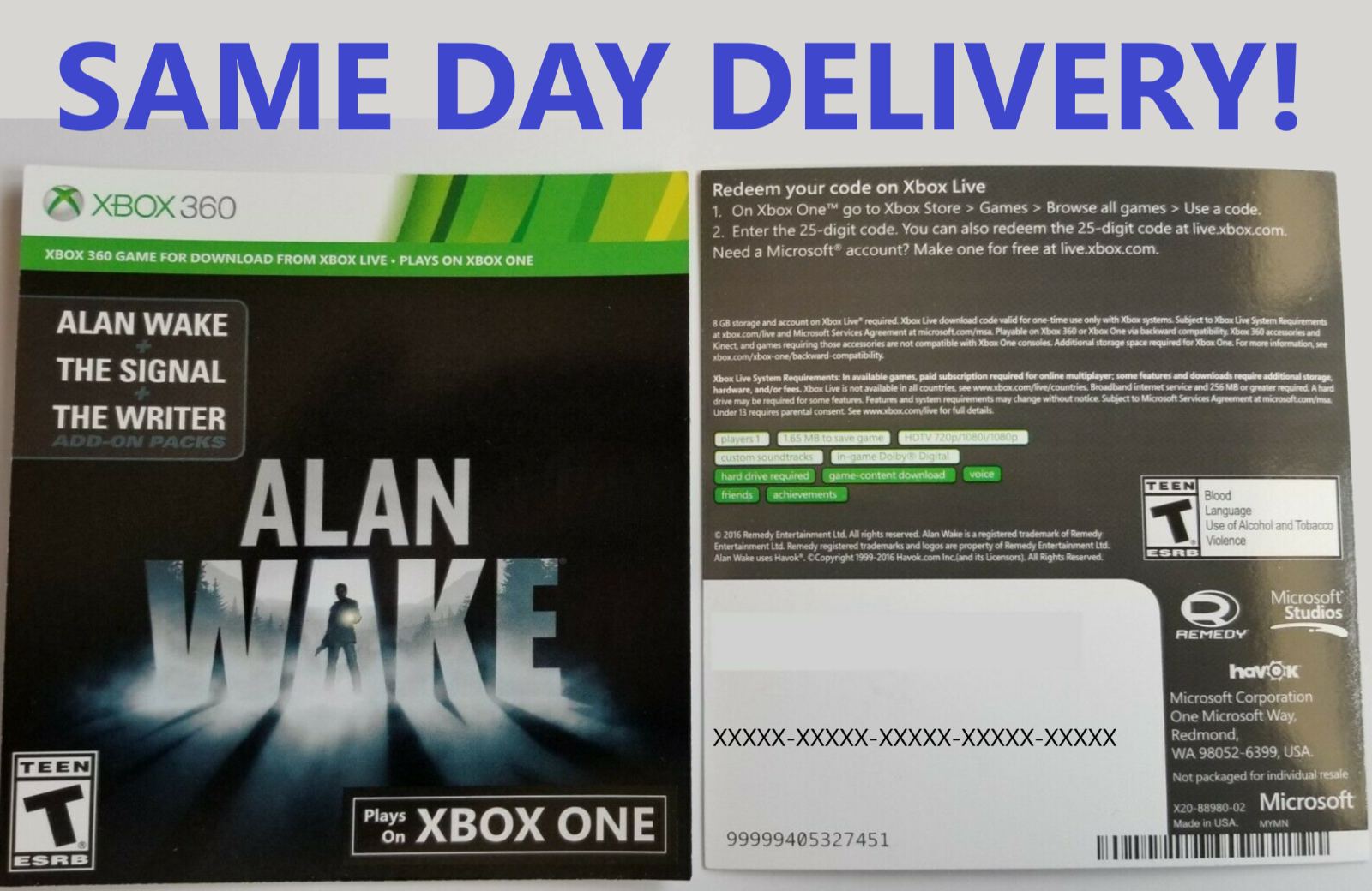 Alan Wake 2 - Preorder bonus now available for me - PS5 Deluxe