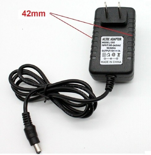 Cargador de fuente de alimentación adaptador CA/CC de 13V 1A con 5,5x2,1 mm + 2 puntas de enchufe de alimentación de CC - Imagen 6 de 9