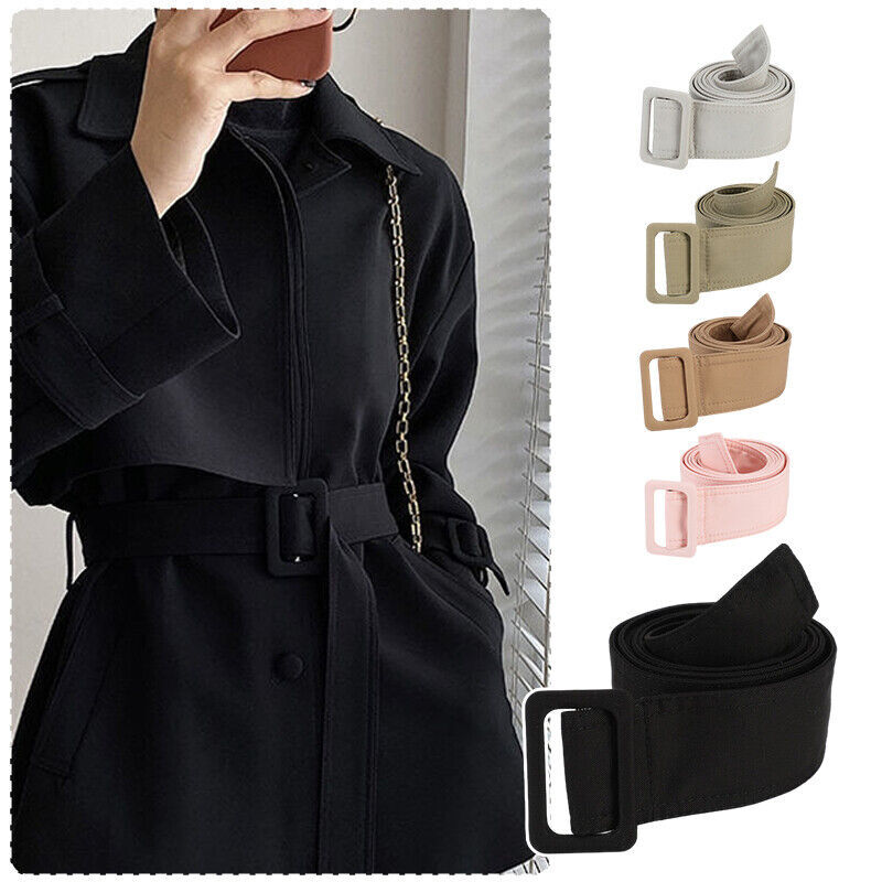 Unisex Trench Coat Belt Wraparounds Waist Overcoat Jacket Belt Tie Replacement-image
