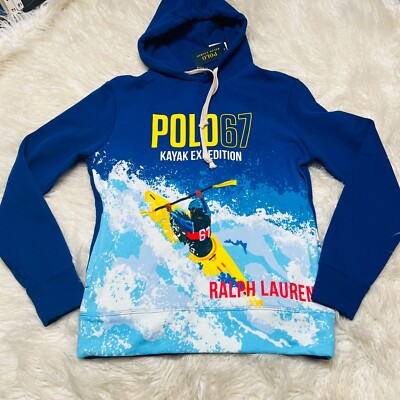 POLO RALPH LAUREN HOODIE POLO 67 KAYAK EXPEDITION SWEATER | eBay