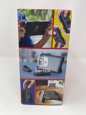 Nintendo Switch Home Game System Console HAC-001(-0) with Gray Joy