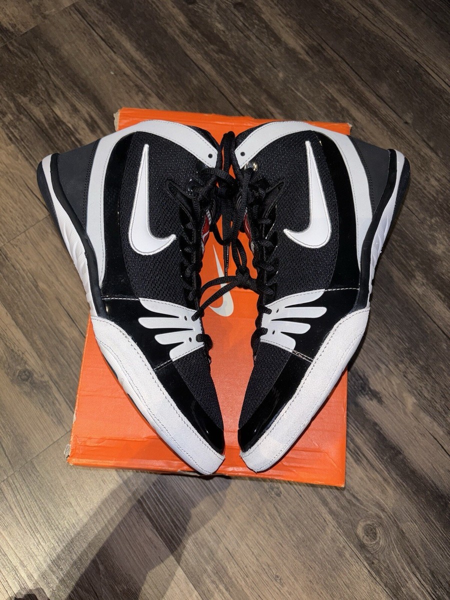 2024 Nike Freek Wrestling Shoes Size 10 Black/White New With  display picture 1