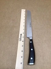 Wusthof IKON Bread Knife, 9", Brown
