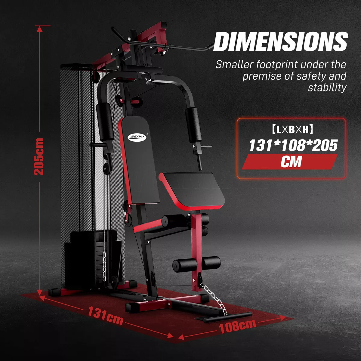 Genki 9 in online 1 home gym