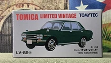 TOMICA LV-89a 1968 DATSUN BLUEBIRD 1600 SSS 1:64 SCALE LIMITED VINTAGE SERIES
