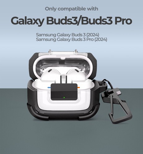 DEXNOR Funda Protectora para Auriculares Samsung Galaxy Buds 3 Pro/Galaxy Buds 3 2024 - Imagen 2 de 24