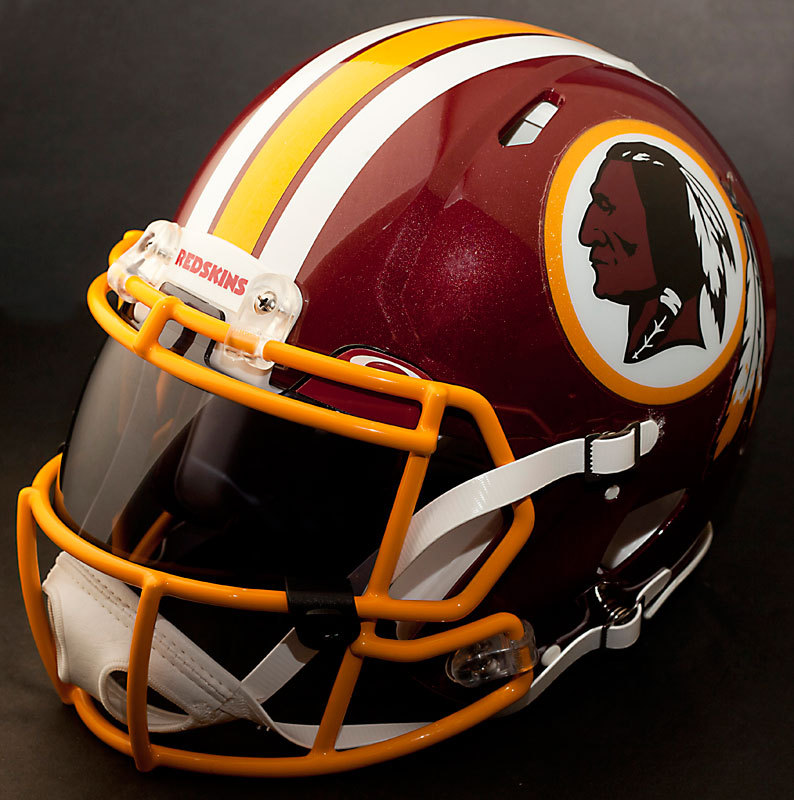 WASHINGTON REDSKINS NFL Authentic GAMEDAY Football Helmet w