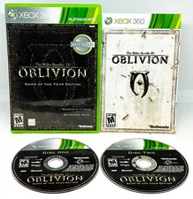 The Elder Scrolls IV Oblivion Game Of The Year Edition - Xbox 360 - USED Tested