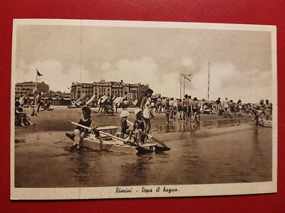 Rimini - Beach - After bathing.