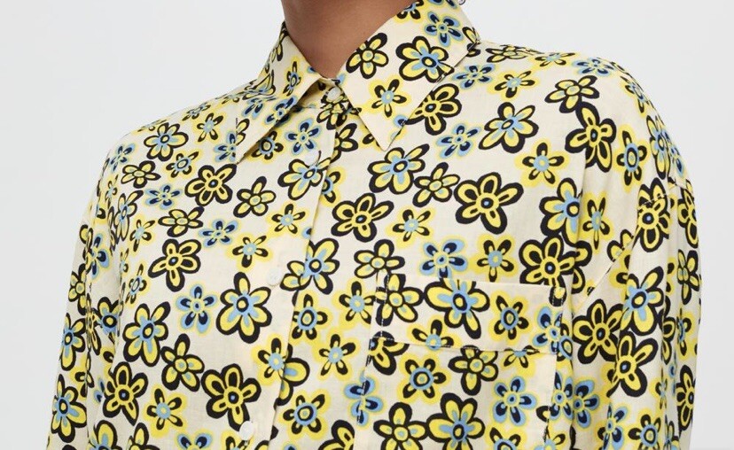 Uniqlo Marni Oversized Long Sleeve Shirt, Size M, Sold Out