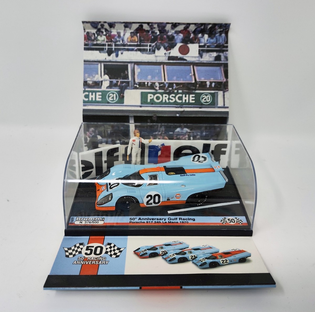 BRUMM 1/43 PORSCHE 917 50th ANNIVERSARY GULF RACING LE MANS