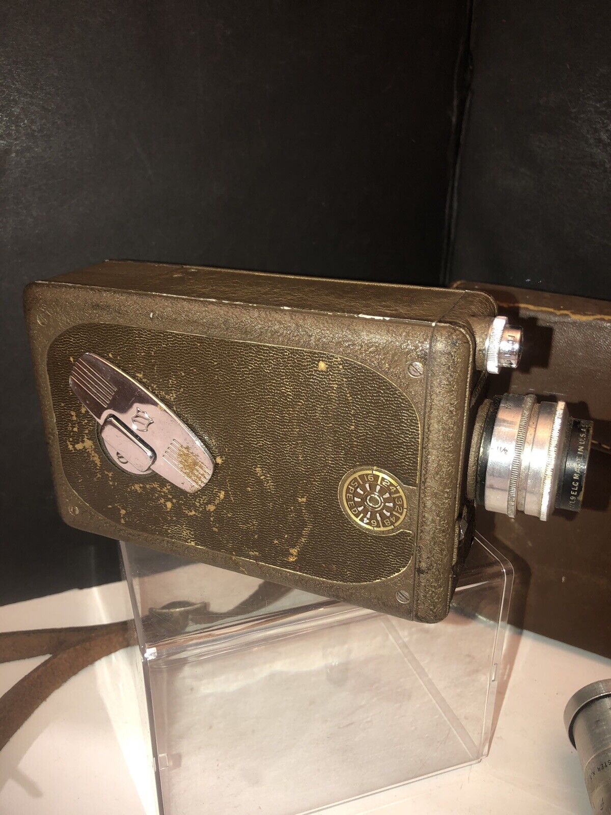 Kodak F-2.7 63mm Lens W/ Bell & Howell Filmo Auto Load Speedster Movie Camera