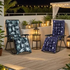 Long Cushion Recliner Chair Thicken Cushion Long Chair Couch Seat Cushion Pads