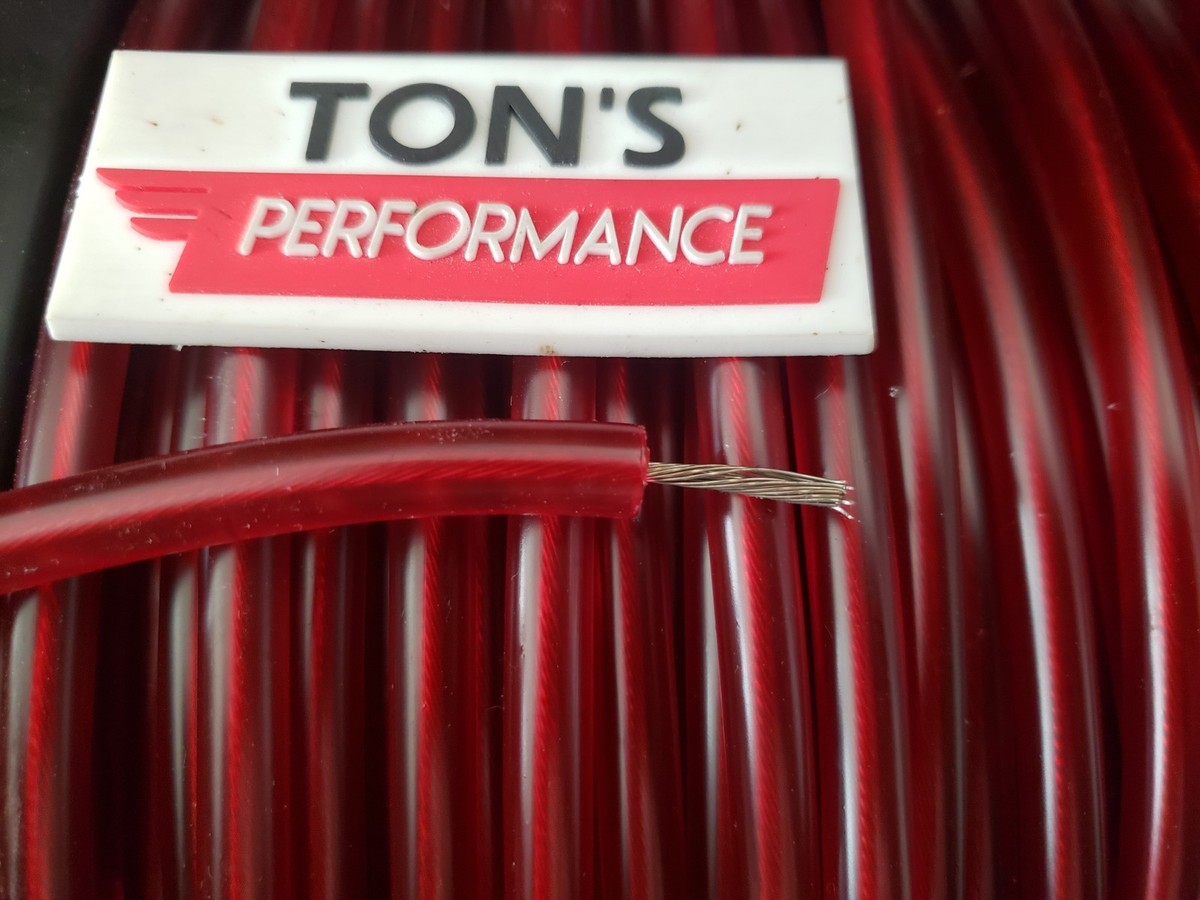 Spark Plugs & Glow Plugs For Ford Fiesta 7mm Translucent Red (Tinned ...