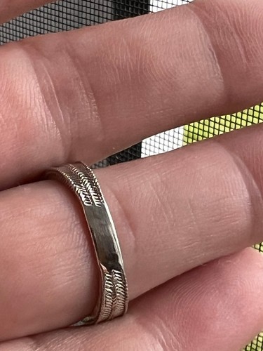 Vintage Judith Ripka pierścionek S 8 925 Srebro szterlingowe głęboki czerwony kamień CZ - Zdjęcie 8 z 9