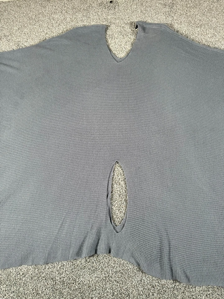 Poncho suéter tejido Simply Noelle para mujer talla única minimalista Lagenlook talla grande Foto 3 de 4