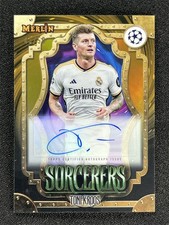 2023-24 Topps Merlin Chrome UEFA Toni Kroos #SA-LM Gold Sorcerers Auto /50