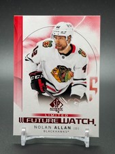 2024-25 SP Authentic Limited Red Future Watch #163 NOLAN ALLAN Blackhawks RC