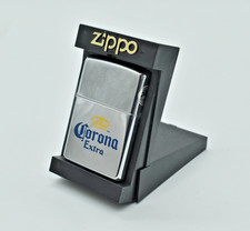 Zippo - CORONA EXTRA BEER LIGHTER, Mar 1996, Polished Chrome, NEW, Never Fired